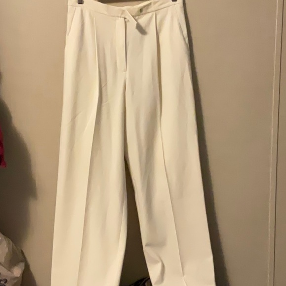 Liz Claiborne White Wide Leg Pants - Picture 1 of 7